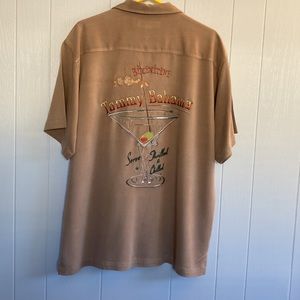 VINTAGE TOMMY BAHAMA Bikinitini Beach Button Down shirt